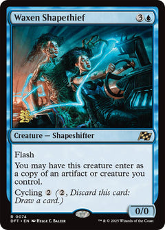 Waxen Shapethief [Aetherdrift Prerelease Promos]-1
