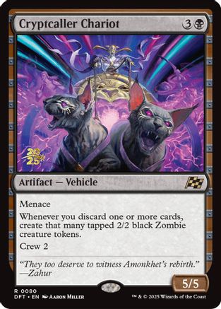 Cryptcaller Chariot [Aetherdrift Prerelease Promos]-1