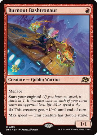 Burnout Bashtronaut [Aetherdrift Prerelease Promos]-1