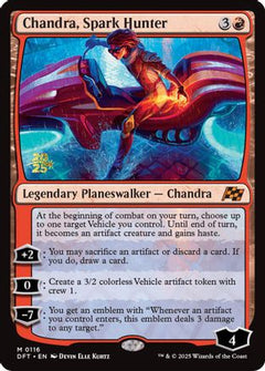 Chandra, Spark Hunter [Aetherdrift Prerelease Promos]-1