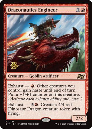 Draconautics Engineer [Aetherdrift Prerelease Promos]-1