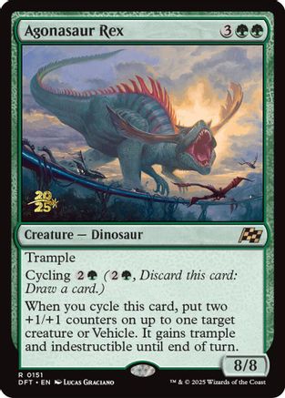 Agonasaur Rex [Aetherdrift Prerelease Promos]-1