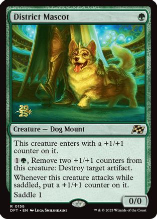 District Mascot [Aetherdrift Prerelease Promos]-1