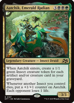 Aatchik, Emerald Radian [Aetherdrift Prerelease Promos]-1