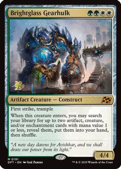 Brightglass Gearhulk [Aetherdrift Prerelease Promos]-1