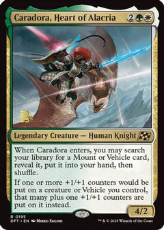Caradora, Heart of Alacria [Aetherdrift Prerelease Promos]-1