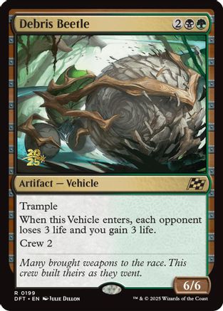 Debris Beetle [Aetherdrift Prerelease Promos]-1