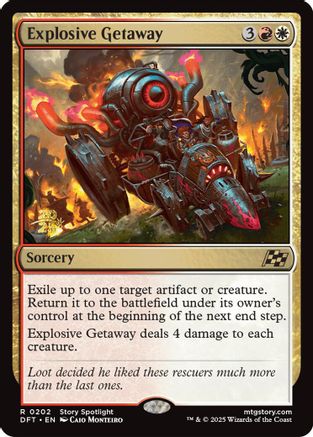 Explosive Getaway [Aetherdrift Prerelease Promos]-1