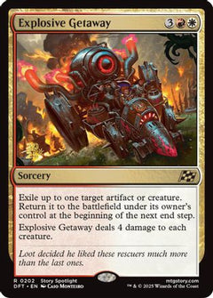 Explosive Getaway [Aetherdrift Prerelease Promos]-1