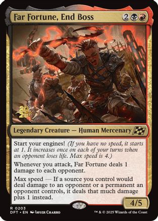 Far fortune, End Boss [Aetherdrift Prerelease Promos]-1