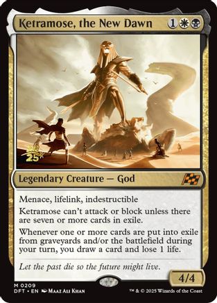 Ketramose, the New Dawn [Aetherdrift Prerelease Promos]-1