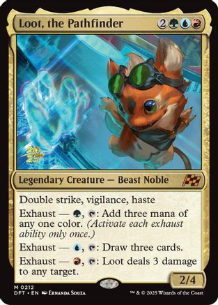 Loot, the Pathfinder [Aetherdrift Prerelease Promos]-1
