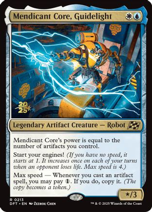 Mendicant Core, Guidelight [Aetherdrift Prerelease Promos]-1
