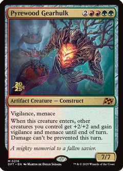 Pyrewood Gearhulk [Aetherdrift Prerelease Promos]-1