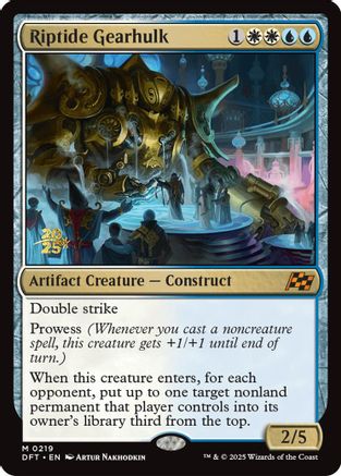 Riptide Gearhulk [Aetherdrift Prerelease Promos]-1