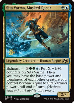 Sita Varma, Masked Racer [Aetherdrift Prerelease Promos]-1
