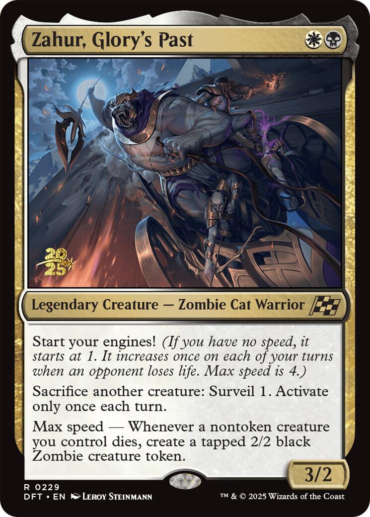Zahur, Glory's Past [Aetherdrift Prerelease Promos]-1