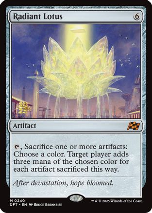 Radiant Lotus [Aetherdrift Prerelease Promos]-1