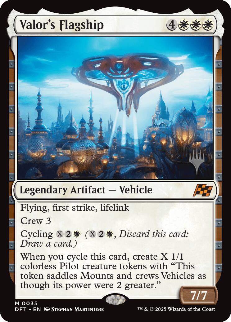 Valor's Flagship (Promo Pack) [Aetherdrift Promos]-1