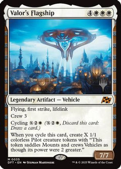 Valor's Flagship (PPDFT-035) - Promo Pack: Aetherdrift Foil-1