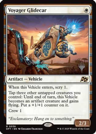 Voyager Glidecar (PPDFT-036) - Promo Pack: Aetherdrift Foil-1