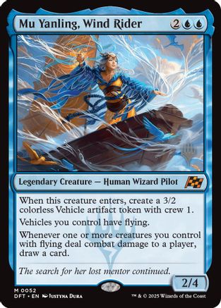 Mu Yanling, Wind Rider (Promo Pack) [Aetherdrift Promos]-1