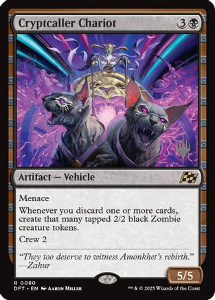 Cryptcaller Chariot (Promo Pack) [Aetherdrift Promos]-1