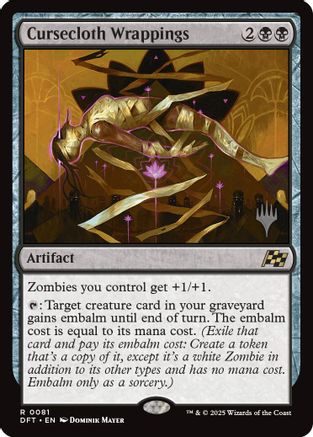 Cursecloth Wrappings (Promo Pack) [Aetherdrift Promos]-1