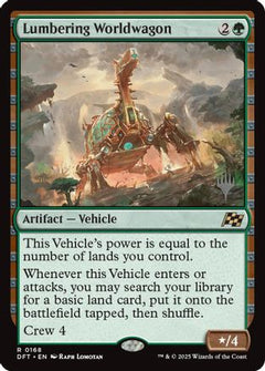 Lumbering Worldwagon (Promo Pack) [Aetherdrift Promos]-1