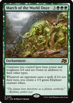 March of the World Ooze (Promo Pack) [Aetherdrift Promos]-1