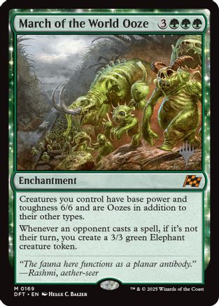 March of the World Ooze (Promo Pack) [Aetherdrift Promos]-1