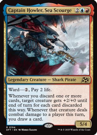 Captain Howler, Sea Scourge (Promo Pack) [Aetherdrift Promos]-1