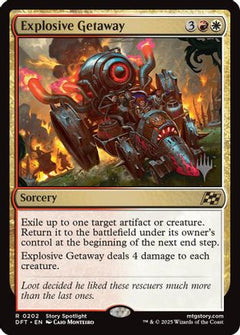 Explosive Getaway (Promo Pack) [Aetherdrift Promos]-1