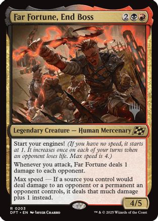 Far fortune, End Boss (Promo Pack) [Aetherdrift Promos]-1