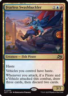 Fearless Swashbuckler (Promo Pack) [Aetherdrift Promos]-1