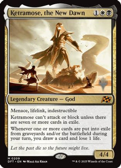Ketramose, the New Dawn (Promo Pack) [Aetherdrift Promos]-1