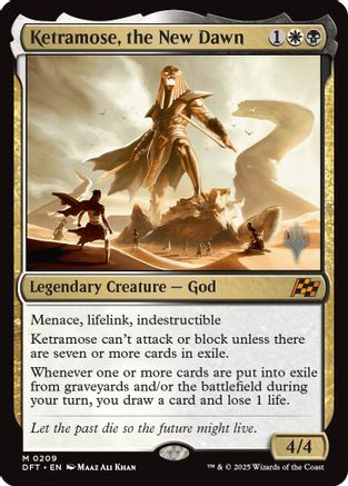 Ketramose, the New Dawn (Promo Pack) [Aetherdrift Promos]-1