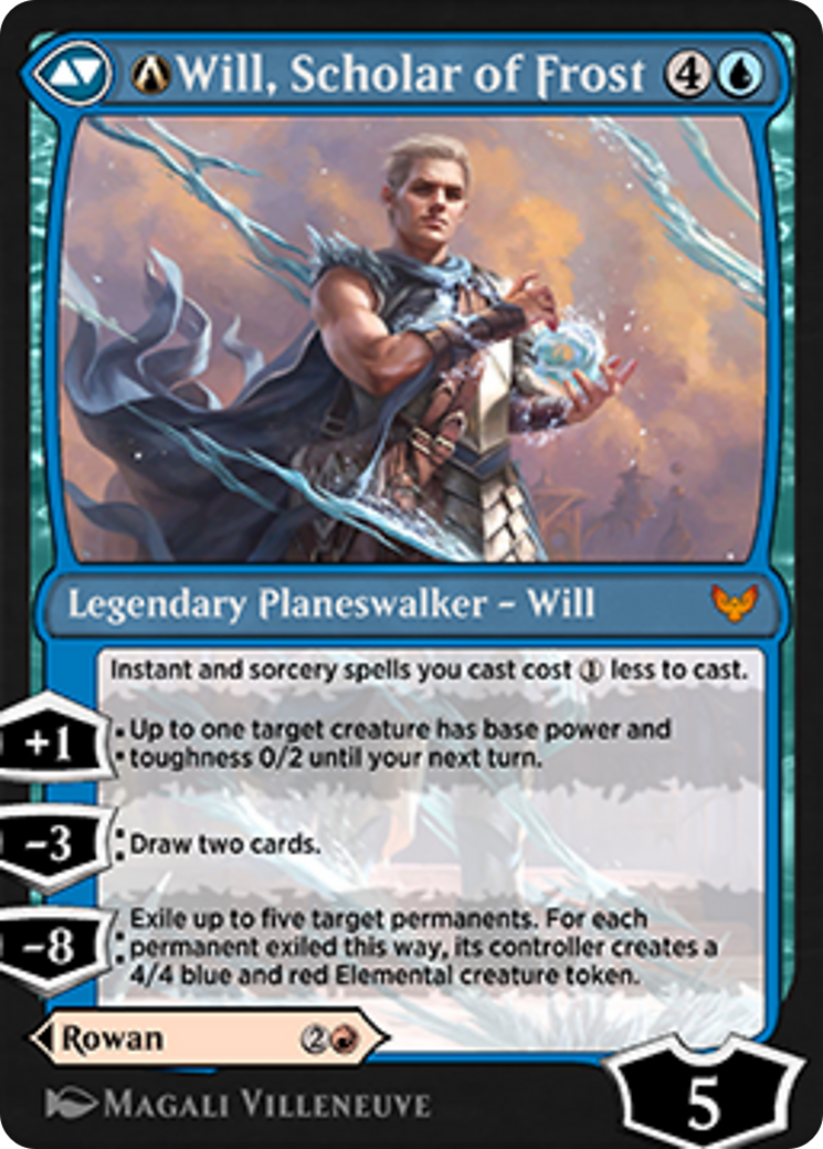 A-Rowan, Scholar of Sparks // A-Will, Scholar of Frost (STX-A-156) - Strixhaven: School of Mages-2