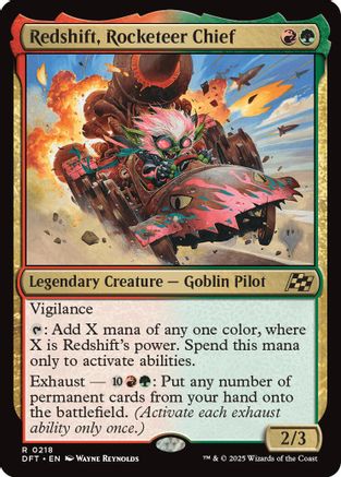 Redshift, Rocketeer Chief (Promo Pack) [Aetherdrift Promos]-1