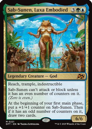 Sab-Sunen, Luxa Embodied (Promo Pack) [Aetherdrift Promos]-1
