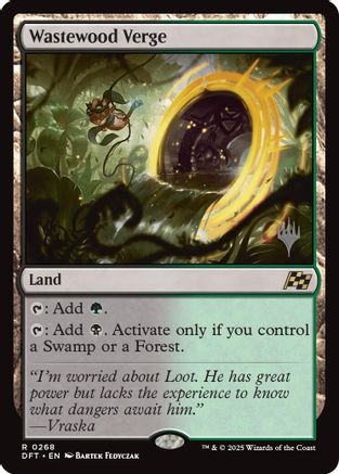 Wastewood Verge (PPDFT-268) - Promo Pack: Aetherdrift Foil-1