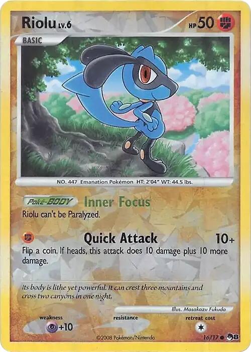 Riolu (016/017) (Cracked Ice Holo) [Miscellaneous Cards]-1