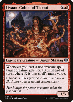 Livaan, Cultist of Tiamat [Commander Legends: Battle for Baldur's Gate]-1