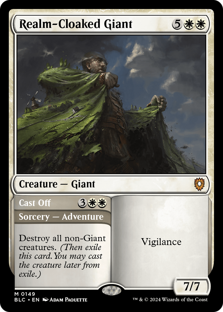 Realm-Cloaked Giant [Bloomburrow Commander]-1
