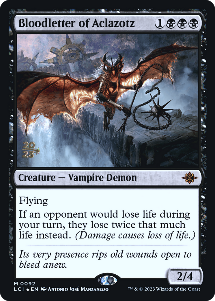 Bloodletter of Aclazotz [The Lost Caverns of Ixalan Prerelease Cards]-1