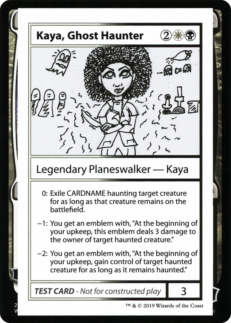 Kaya, Ghost Haunter (2021 Edition) [Mystery Booster Playtest Cards]-1