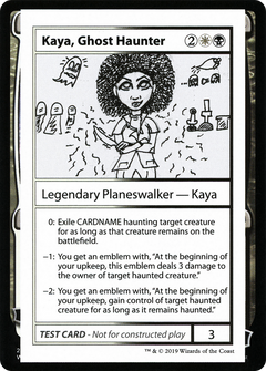 Kaya, Ghost Haunter (2021 Edition) [Mystery Booster Playtest Cards]-1