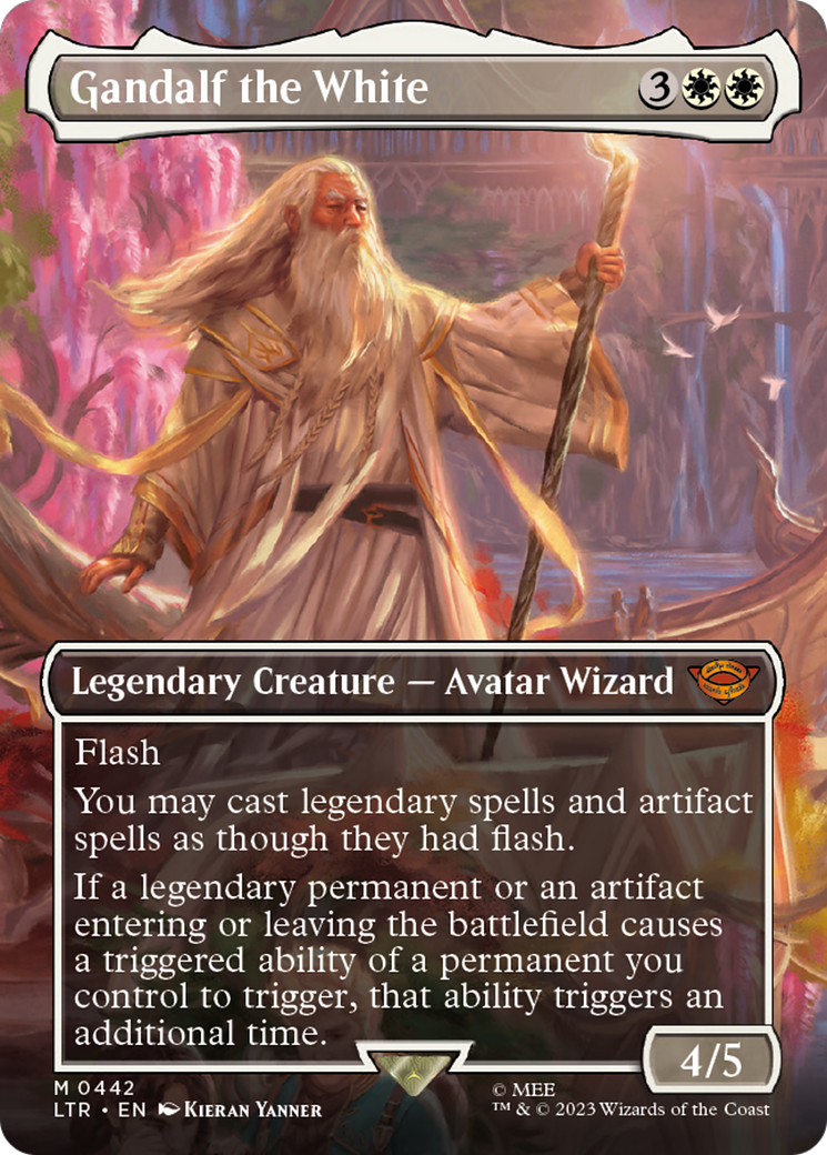 Gandalf the White (Borderless Alternate Art) [The Lord of the Rings: Tales of Middle-Earth]-1