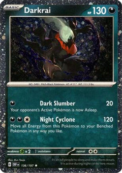 Darkrai (136/197) (Cosmos Holo) [Scarlet & Violet: Obsidian Flames]-1