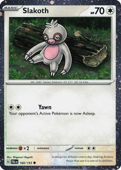 Slakoth (160/193) (Cosmos Holo) [Scarlet & Violet: Paldea Evolved]-1